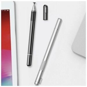 Стилус Baseus Gold Cudgel 2 в 1 с ручкой для емкостных дисплеев смартфонов или планшетов