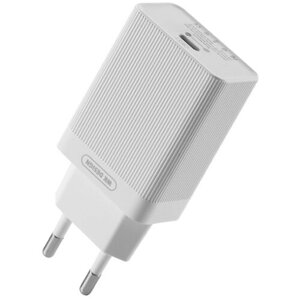 Сзу с USB-C выходом WK lochon PD single charger 18W WP-U76 (белое)