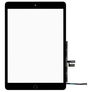 Тачскрин (сенсор) для Apple iPad A2197 в сборе с черной кнопкой HOME (черный)