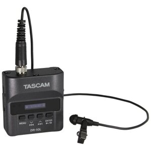 Tascam DR-10L портативный рекордер с петличным микрофоном