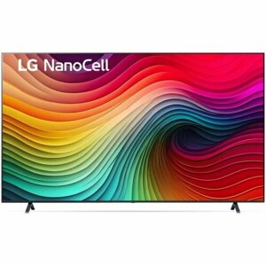 Телевизор LG 86NANO80T6a. ARUB, nanocell, 4K ultra HD, черный