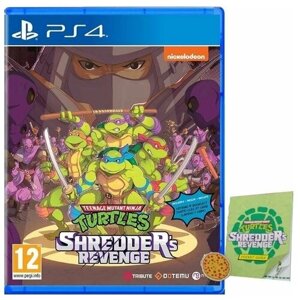 TMNT Teenage Mutant Ninja Turtles (Черепашки Ниндзя) Shredder's Revenge + Брелок + Буклет (PS4) английский язык