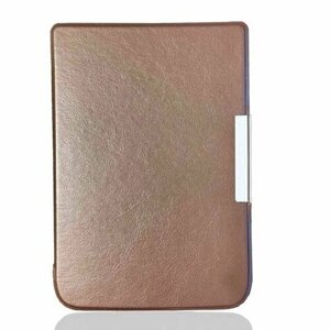 Ультратонкий чехол MyPads из искусственной кожи для Pocketbook 616/627/632 розовое золото