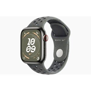 Умные часы Apple Watch Series 9 41mm, GPS + CEL, Graphite Stainless Steel Case, Nike Sport Band Cargo Khaki