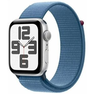 Умные часы Apple Watch Series SE Gen 2 2023 40 мм Aluminium Case GPS, Silver/Winter Blue Sport Loop