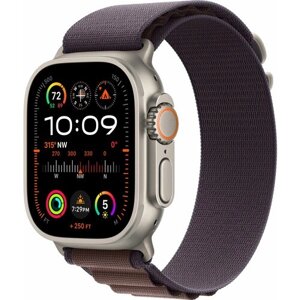 Умные часы Apple Watch Ultra 2 49 мм Titanium Case GPS + Cellular, Indigo Alpine Loop, S
