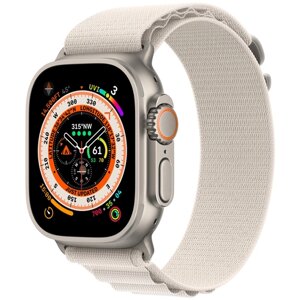 Умные часы Apple Watch Ultra 49 мм Titanium Case GPS + Cellular, титановый/звездный Alpine Loop