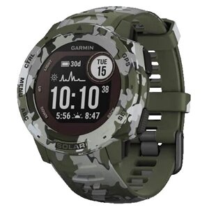 Умные часы Garmin Instinct Solar Camo, lichen