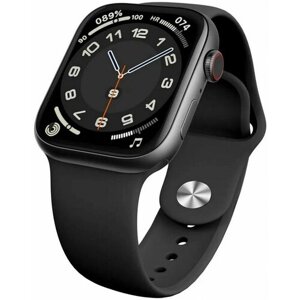 Умные Смарт-часы - Smart X8 Pro, с силиконовым ремешком, цвет черный, 1 шт.