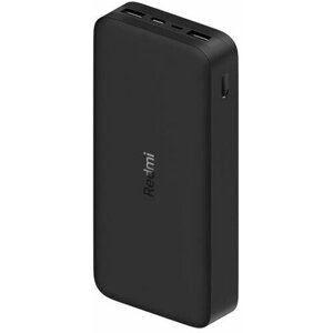 Внешний аккумулятор 20000mAh Redmi 18W Fast Charge Power Bank (Black) Внешний аккумулятор Redmi Power Bank 10000 mAh Micro-USB/USB-C (PB100LZM) QC3.0 (2xUSB) Чёрный