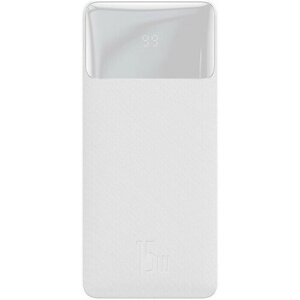 Внешний аккумулятор Baseus Bipow Digital Display Power Bank 10000mAh 15W White Overseas Edition (PPBD050002)