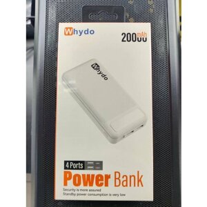 Внешний аккумулятор (Power bank) Whydo, 20000mAh белый