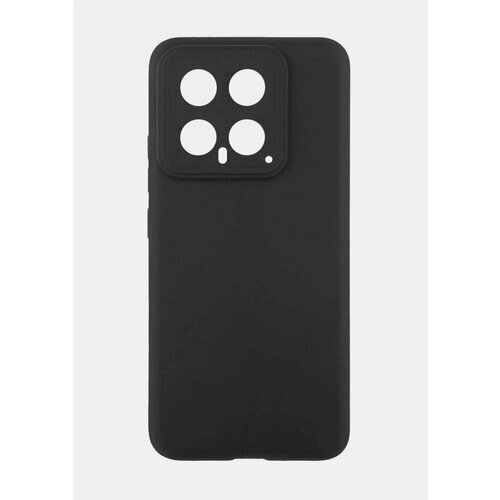 Xiaomi 14 Силиконовый чёрный чехол для ксиоми 14, накладка, бампер