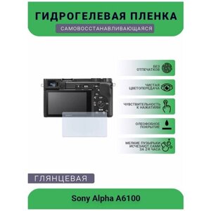 Защитная глянцевая гидрогелевая плёнка на камеру Sony Alpha A6100