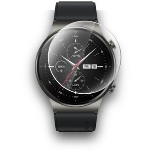 Защитная пленка для Samsung Galaxy Watch 3 (45 mm), 2 шт на экран прозрачная гидрогелевая с олеофобным покрытием Miuko Armor Pro