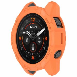 Защитный чехол для Garmin Fenix 7 (Pro), Epix Pro, 42 мм, оранжевый