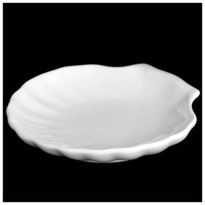 Блюдо-ракушка фарфоровое Wilmax Shelley, d=15 см, цвет белый