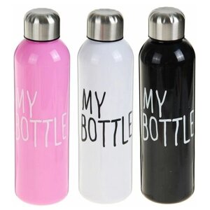 Бутылка для воды "My bottle", 500 мл, 6.5 х 21.5 см, микс