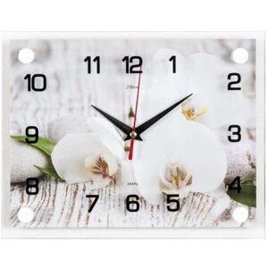 Часы настенные, серия: Интерьер "Спа. Белые орхидеи", 20 х 26 см 9467892