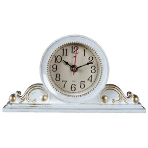 Часы настольные Рубин Классика 2514 белый/золотой 0.318 кг 26 см 14 см светлый 5.5 см