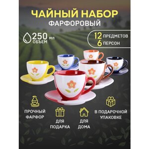 Чайный сервиз на 6 персон 12 предметов LORAINE 30454