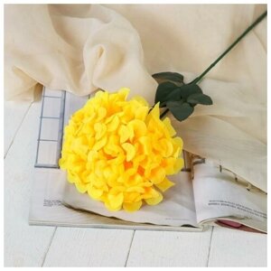 Цветы искусственные "Герань королевская", 16*60 см, жёлтый