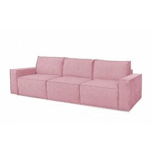 Диван-кровать прямой диван модульный Лофт 3 модуля Еврокнижка с наполнением из инновационной высокоэластичной пены Elax, ткань текстильная рогожка 310/l310