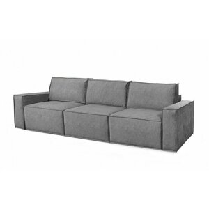 Диван-кровать прямой диван модульный Лофт 3 модуля тик-так пантограф с наполнением независимый пружинный блок и комфортный слой из инновационной высокоэластичной пены Elax, ткань микровелюр 250/994