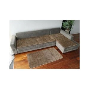 Дивандек накидка на диван чехол на диван прорезиненный (не скользящий), 3 предмета: 90*150-2шт, 90*210 1 шт.