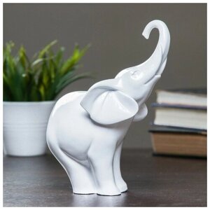Фигура Слон белый, 15х8х18см