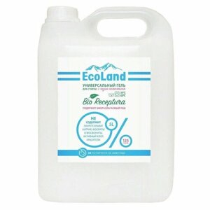 Гель для стирки ecoland bio receptura универсальный 5л