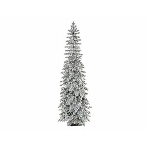 Искусственная стройная елка Тикко заснеженная 125 см, литая 100%Max CHRISTMAS