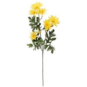 Искусственные цветы Хризантемы желтые В-00-80-1 /Искусственные цветы для декора/Декор для дома