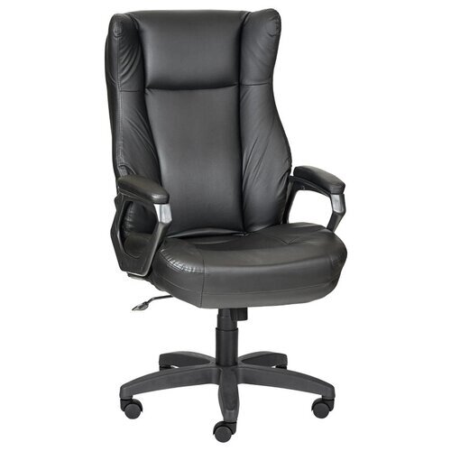 Компьютерное кресло Olss Адмирал ULTRA для руководителя, обивка: искусственная кожа, цвет: черный