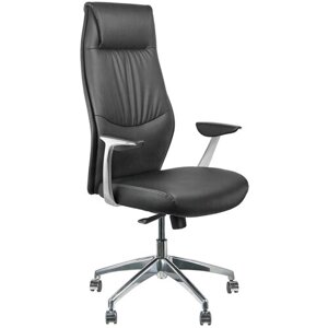 Компьютерное кресло Riva A9184 офисное, обивка: искусственная кожа, цвет: черный