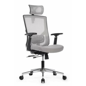 Компьютерное кресло Riva Chair A2320 Серая ткань/Серая сетка