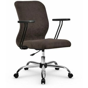 Компьютерное офисное кресло mетта SU-Мr-4/ подл. 109/осн. 006, Темно-коричневое