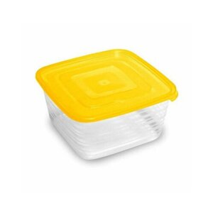 Контейнер пластиковый пищевой «Унико» 1,4л квадратный С210