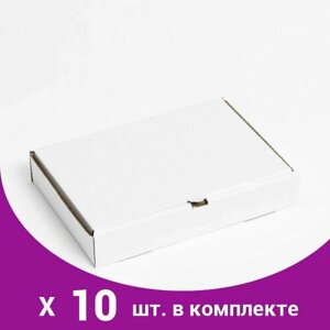 Коробка для пиццы, белая, 30 х 20 х 5 см (10 шт)