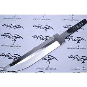 Кованый клинок для ножа под названием "Стрела" зеркальный сталь х12мф/туристический/ручная работа