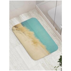 Коврик JoyArty противоскользящий "Морская трава" для ванной, сауны, бассейна, 77х52 см