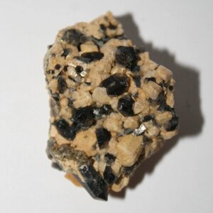 Кристалл мориона на полевом шпате, коллекционный образец "True Stones"