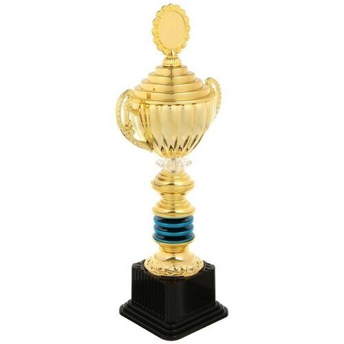 Кубок 176B, наградная фигура, золото, подставка пластик, 33 14 9,5 см.