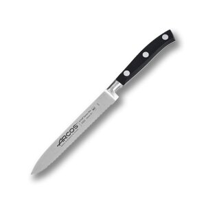 Кухонный нож для завтрака и томатов Arcos 13 см, кованая молибден-ванадиевая нержавеющая сталь X45CrMoV15, 232000