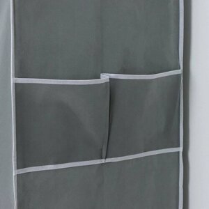 LaDоm Шкаф тканевый каркасный, складной LaDоm, 12545168 см, цвет серый