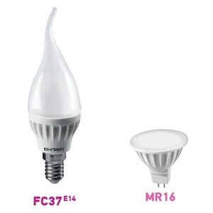 Лампа светодиодная 71 638 OLL-MR16-5-230-4K-GU5.3 5Вт 4000К бел. GU5.3 370лм 176-264В онлайт 71638 (80шт. в упак.)