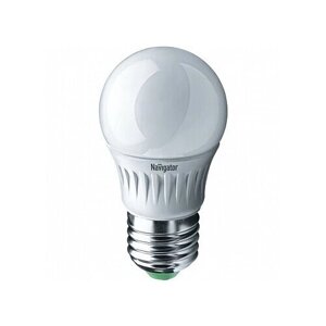 Лампа светодиодная 94 479 NLL-P-G45-5-230-4K-E27 | код. 94479 | Navigator (3шт. в упак.)
