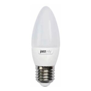 Лампа светодиодная PLED-SP C37 9Вт свеча 3000К тепл. бел. E27 820лм 230В JazzWay 5001923A (70шт. в упак.)