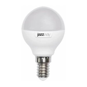 Лампа светодиодная PLED-SP G45 9Вт шар 5000К холод. бел. E14 820лм 230В JazzWay 2859600A (50шт. в упак.)