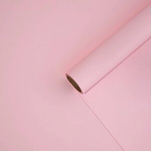 Матовая пленка "Светло-розовый" 0,5x8 м 55мкм